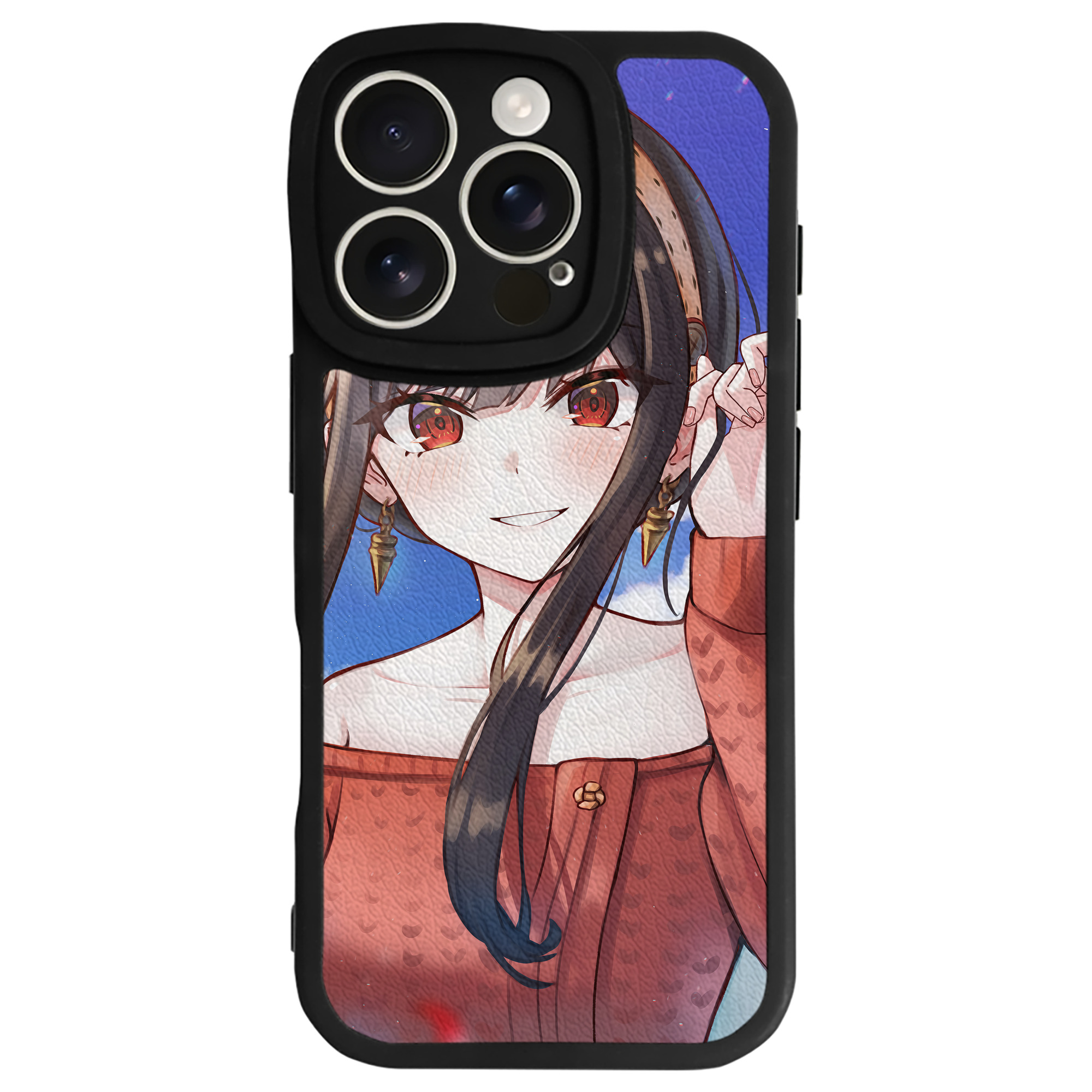 （画像用） SPY×FAMILY间谍家家酒 【iPhone 16シリーズ対応】シリコンスマホケース（レザー調） 材質：シリコン